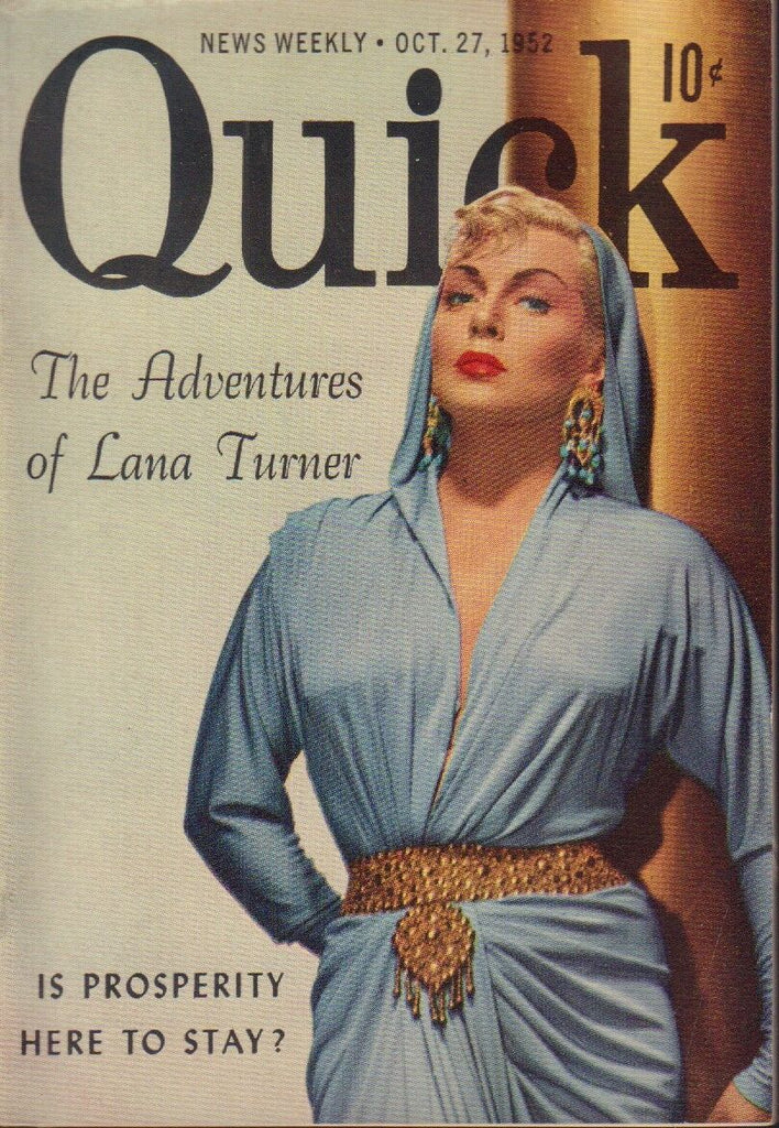 Quick News Weekly October 27 1952 Mitzi Gaynor Cheesecake Pin Up 091318AME