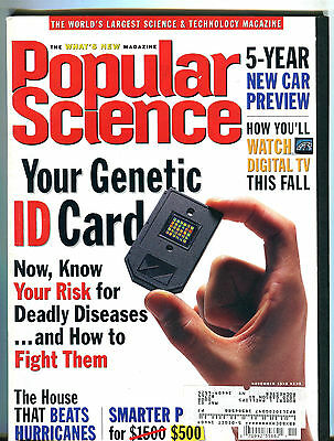 Popular Science Magazine November 1998 Your Genetic ID Card EX 041516jhe