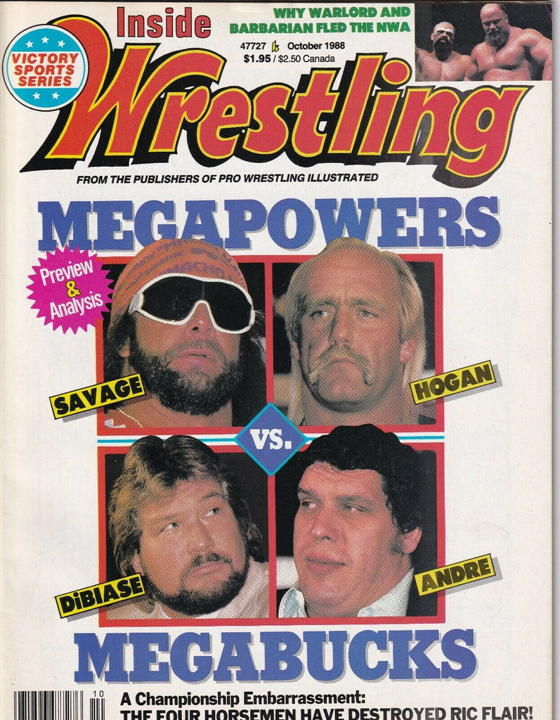Inside Wrestling Magazine Hulk Hogan Randy Savage October 1988 050619nonr