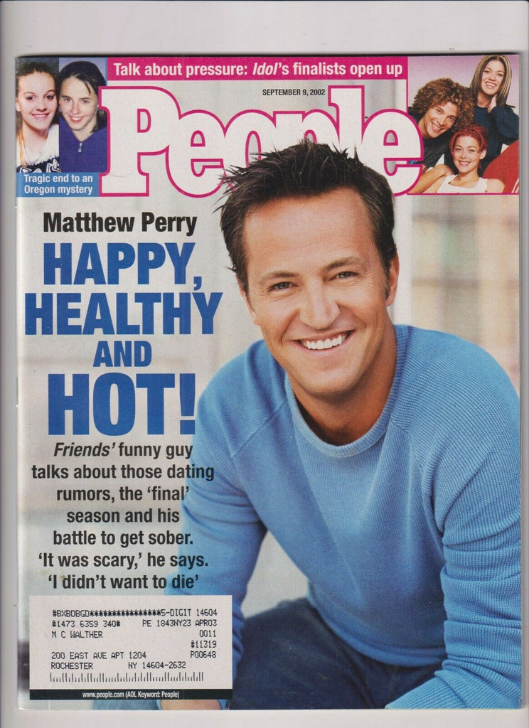 People Mag Matthew Perry American Idol September 9, 2002 102319nonr