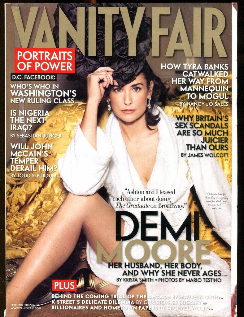 Vanity Fair Magazine February 2007 Demi Moore EX No ML 022217nonjhe