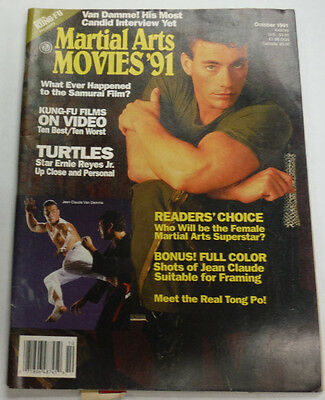 Martial Arts Magazine Ernie Reyes Jr. & Jean Claude October 1991 092014R