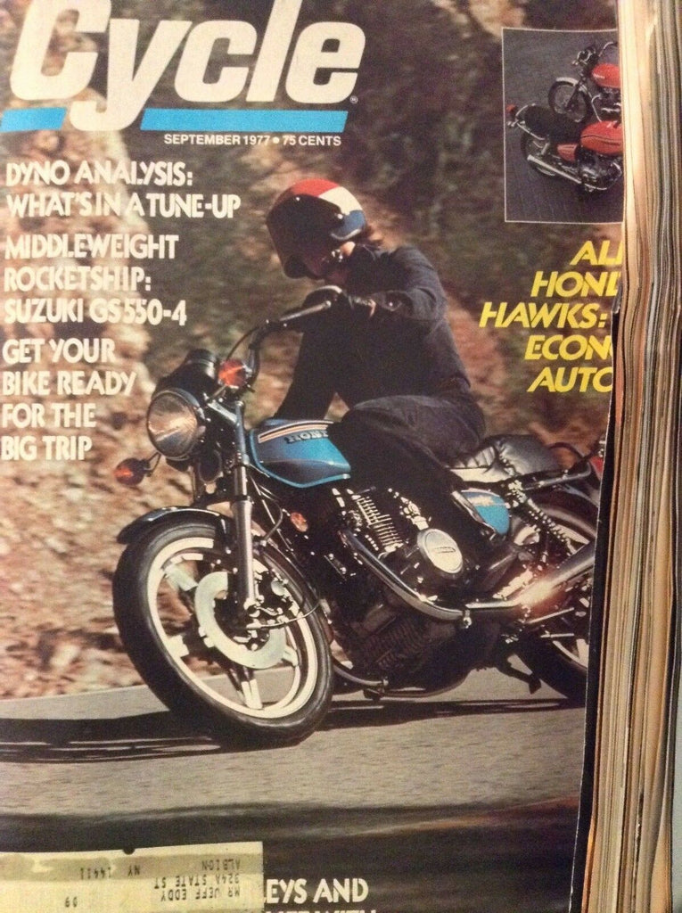 Cycle Magazine Dyno Analysis Suzuki GS550-4 September 1977 121818nonrh
