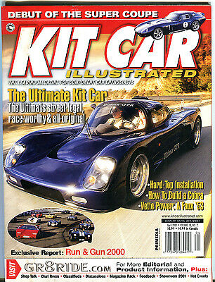 Kit Car Illustrated Magazine April 2001 The Ultima Ultimate Kit Car EX 012516jhe