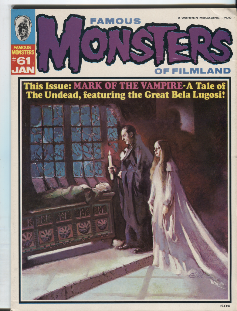 Famous Monsters of Filmland #61 January 1970 Bela Lugosi 022521DBE