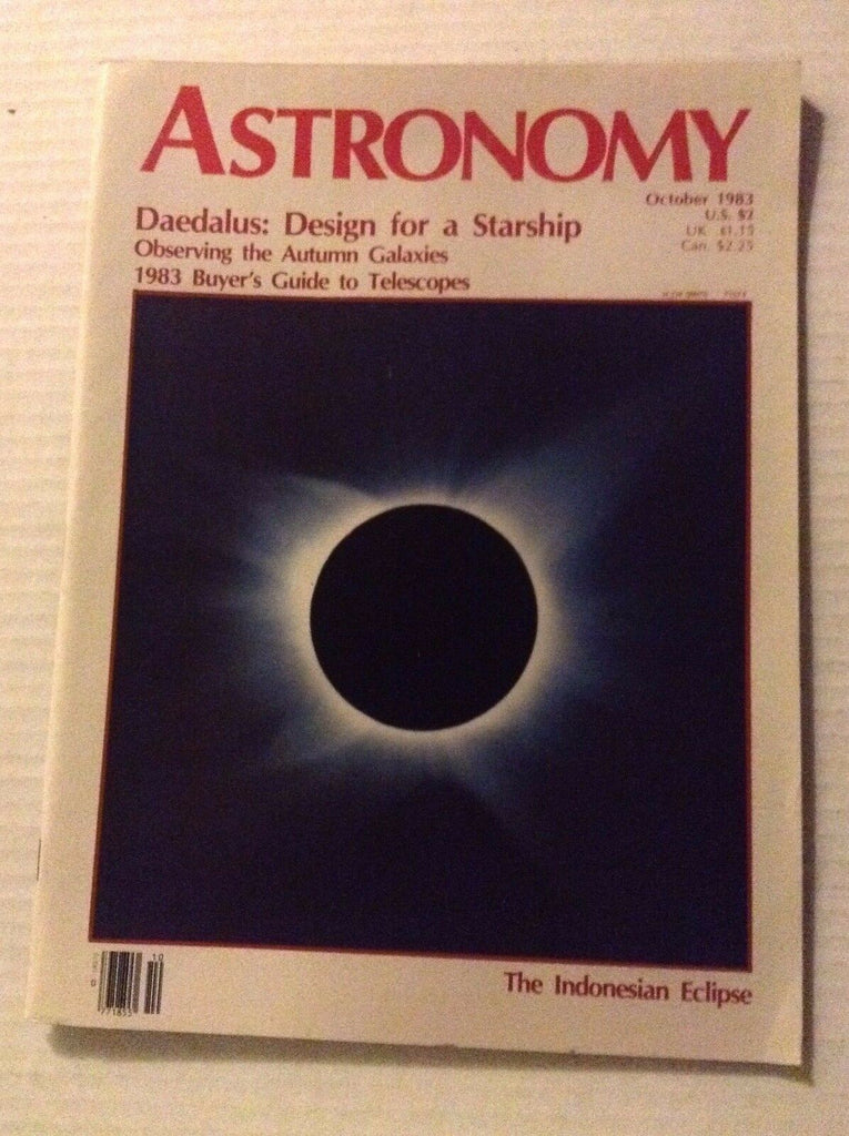 Astronomy Magazine Daedlaus Design For A Starship October 1983 022517NONRH
