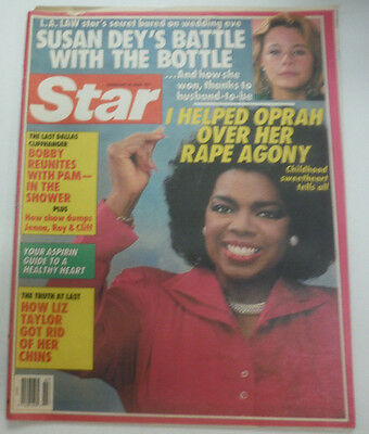 Star Magazine Oprah Winfrey & Liz Taylor February 1986 070615R2