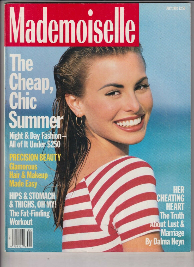 Mademoiselle Mag Nikki Taylor Her Cheating Heart July 1992 022720nonr