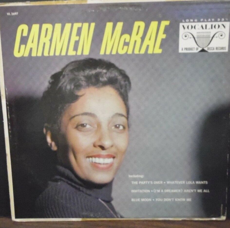 Carmen McRae self titled vinyl VL3697 010219LLE
