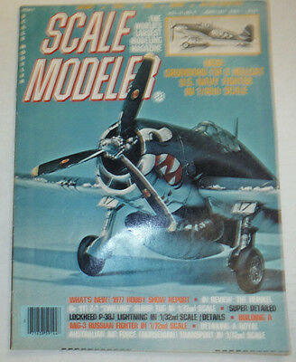 Scale Modeler Magazine Grumman F6F-3 Hellcat June 1977 040915R