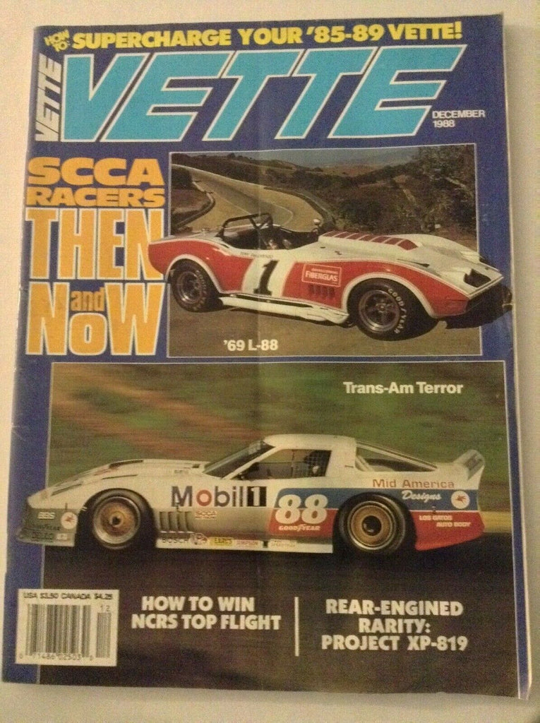 Vette Magazine SCCA Racers Then & Now December 1988 061219nonrh