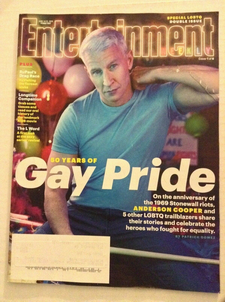 Entertainment Weekly Mag Anderson Cooper June 14, 2019 1 of 3 Cvr 072619nonrh
