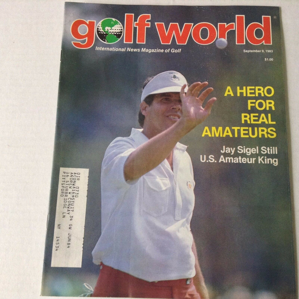 Golf World Magazine Jay Sigel Still Amateur King September 9, 1983 062917nonrh
