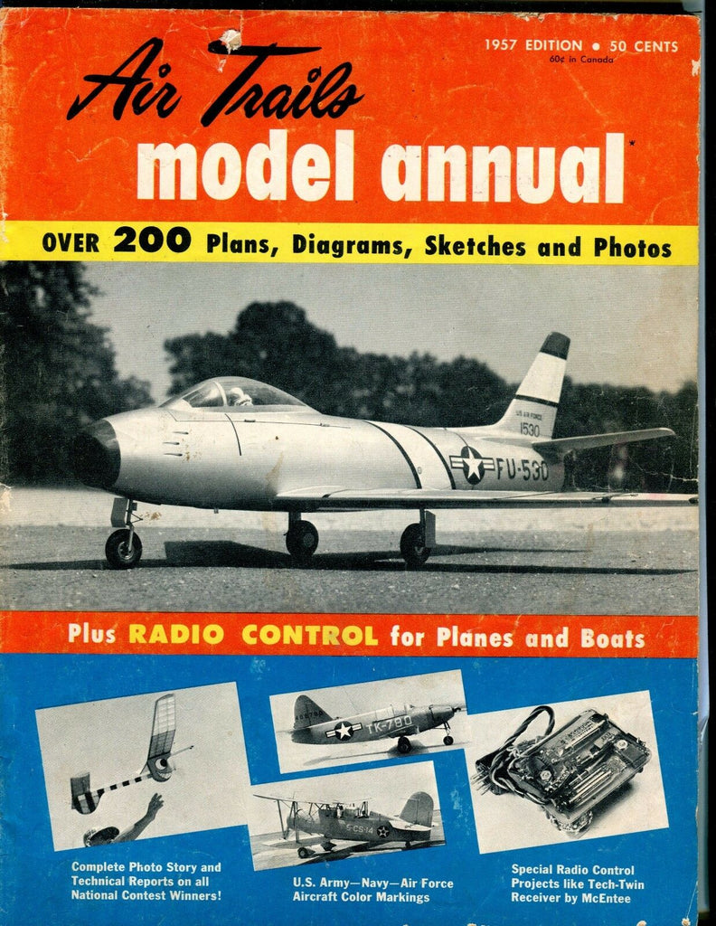 Air Trails Model Annual Magazine 1957 Radio Control GD 041417nonjhe