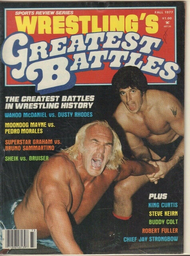 Wrestlings Greatest Battles Fall 1977 Dusty Rhodes Pedro Morales Sheik 022019DBE