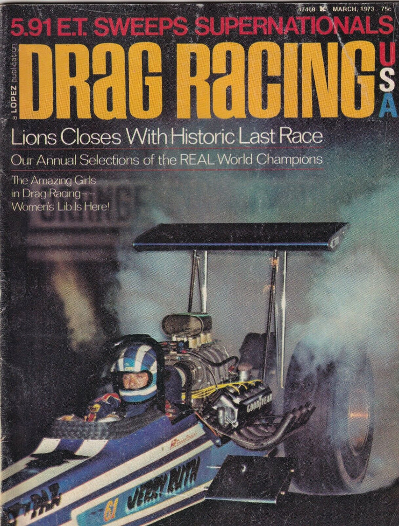 Drag Racing Mag ET Sweeps Supernationals March 1973 102119nonr