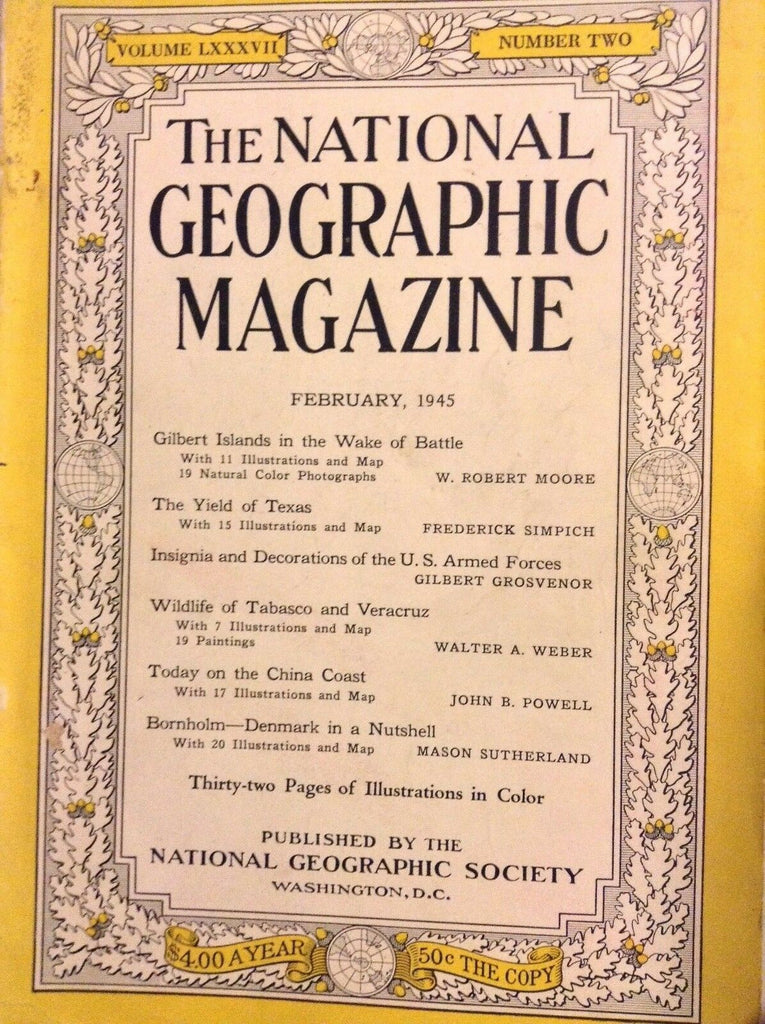 National Geographic Magazine Gilbert Islands February 1945 052418nonrh