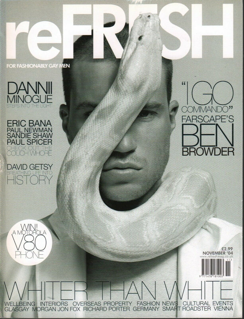 reFRESH Gay Interest UK Magazine November 2004 Ben Browder David Getsy 031620AME