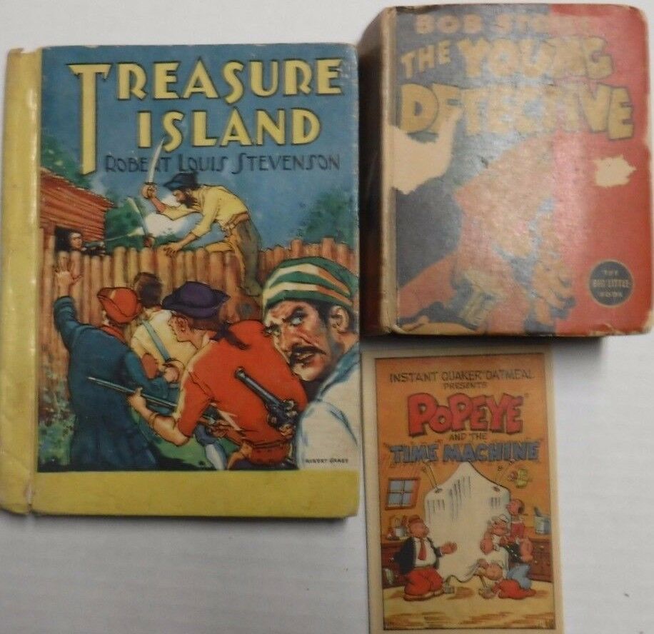 Treasure Island, The young Detective & Popeye Oatmeal Mini Comic 031317DBT5