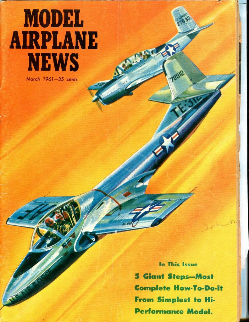 Model Airplane News Magazine March 1961 Hi-Performance Model GD 041317nonjhe