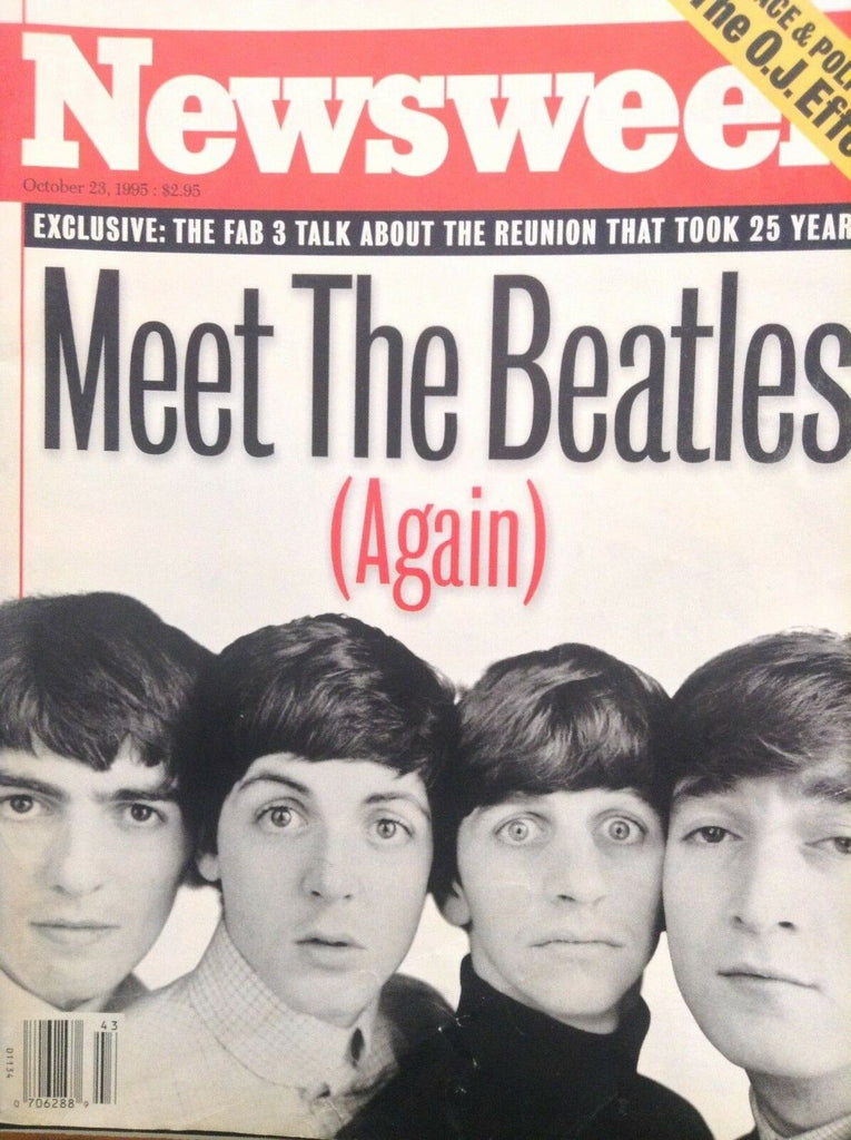 Newsweek Magazine Paul McCartney John Lennon October 23, 1995 123117nonrh