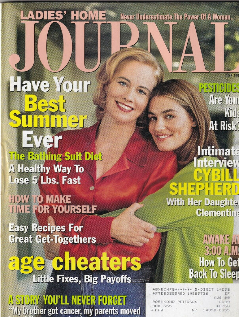 Ladies' Home Journal Mag Cybill Shepherd & Pesticides June 1997 092819nonr