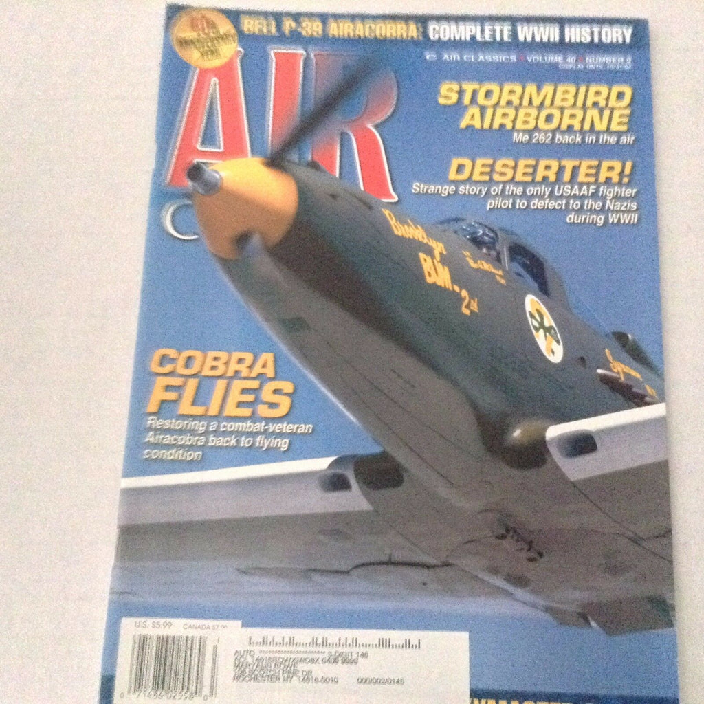 Air Classics Magazine Stormbird Airborne Me 262 Vol.40 No.9 062217nonrh2