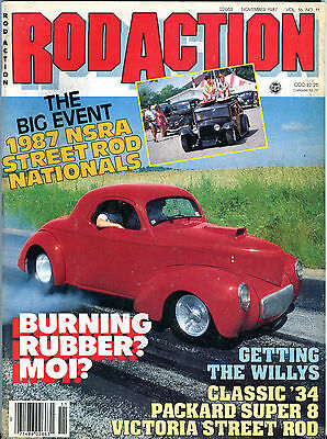 Rod Action Magazine November 1987 NSRA Street Rod Nationals EX 071916jhe