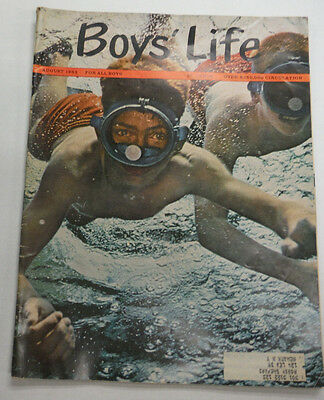 Boys' Life Magazine On Top Of The Past August 1963 013015R