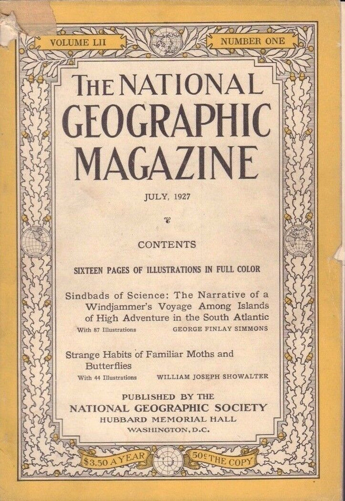 National Geographic July 1927 Sinbads Of Science 020817DBE