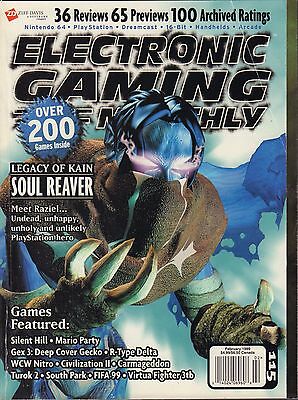 Electronic Gaming Monthly February 1999 Legacy Of Kain Soul Reaver VG 041316DBE