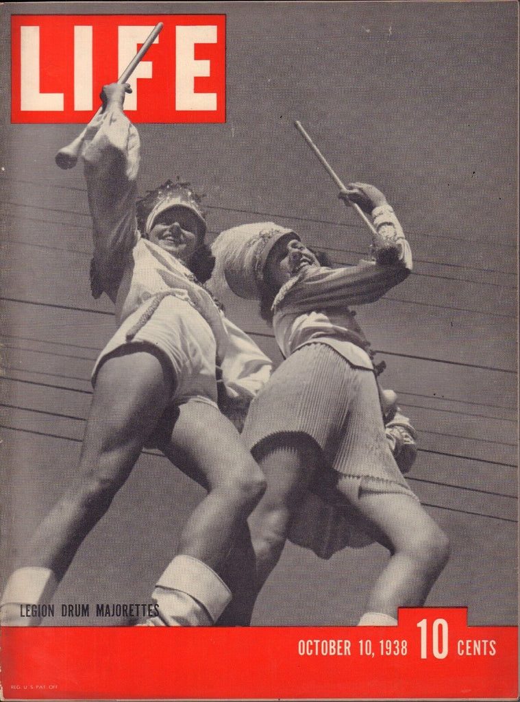 Life October 10 1938 Legion Drum Majorettes VG 100416DBE