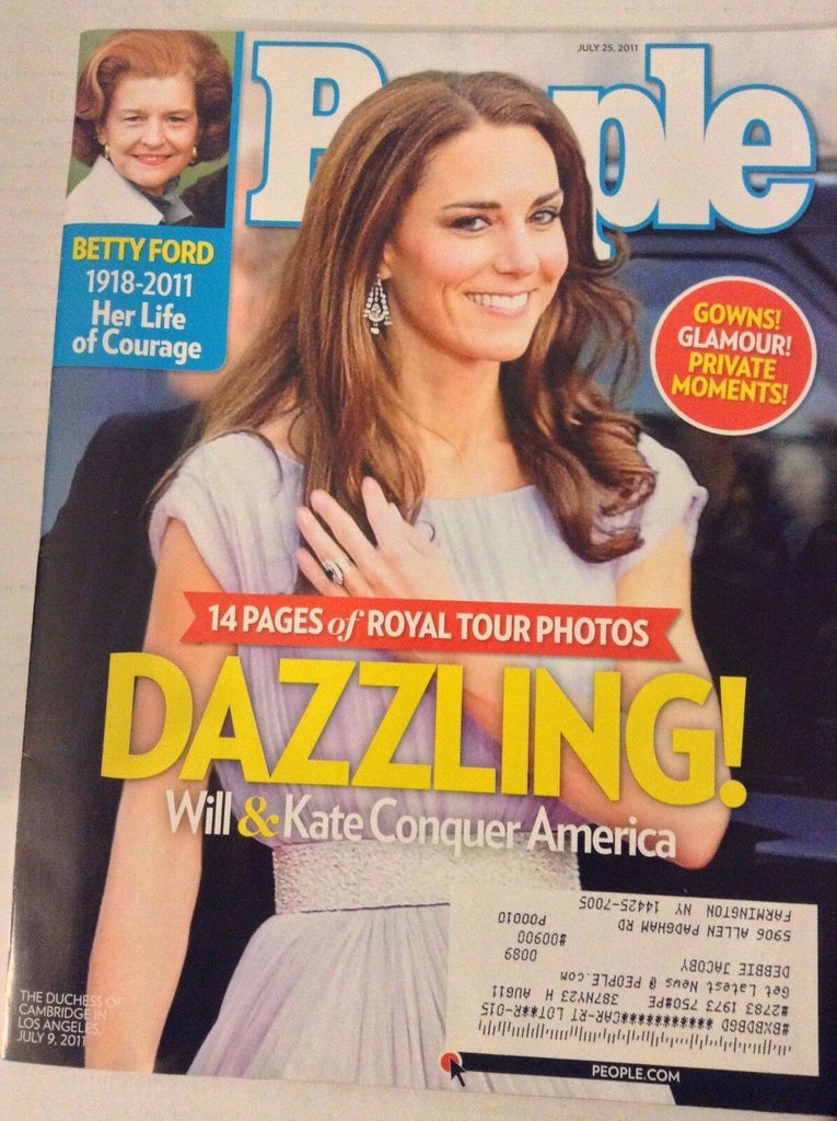 People Magazine Princess Kate Betty Ford Remembered July 25, 2011 051617nonrh
