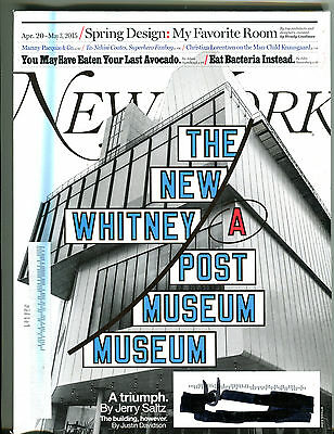 New York Magazine April 20-May 3 2015 The New Whitney EX 052616jhe
