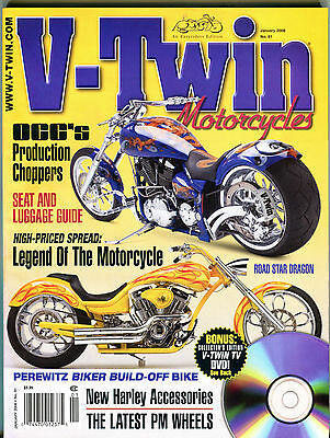 V-Twin Motorcycles Magazine January 2008 Road Star Dragon EX 050516jhe
