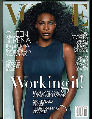 Vogue Magazine April 2015 Serena Williams EX 061716jhe