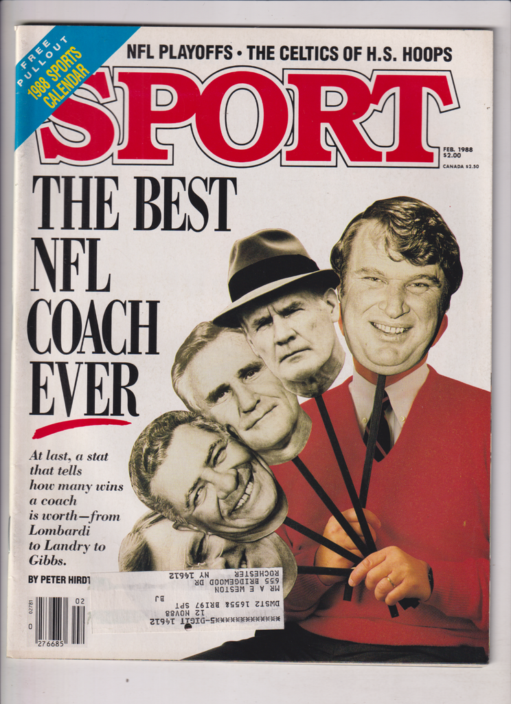 Sport Mag Best NFL Coaches & Playoffs February 1988 121919nonr