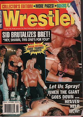 The Wrestler June 1997 Hulk Hogan, Sid Vicious VG 122315DBE