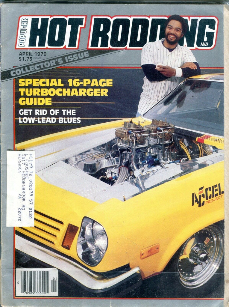 Popular Hot Rodding Magazine April 1979 Reggie Jackson EX w/ML 101516jhe