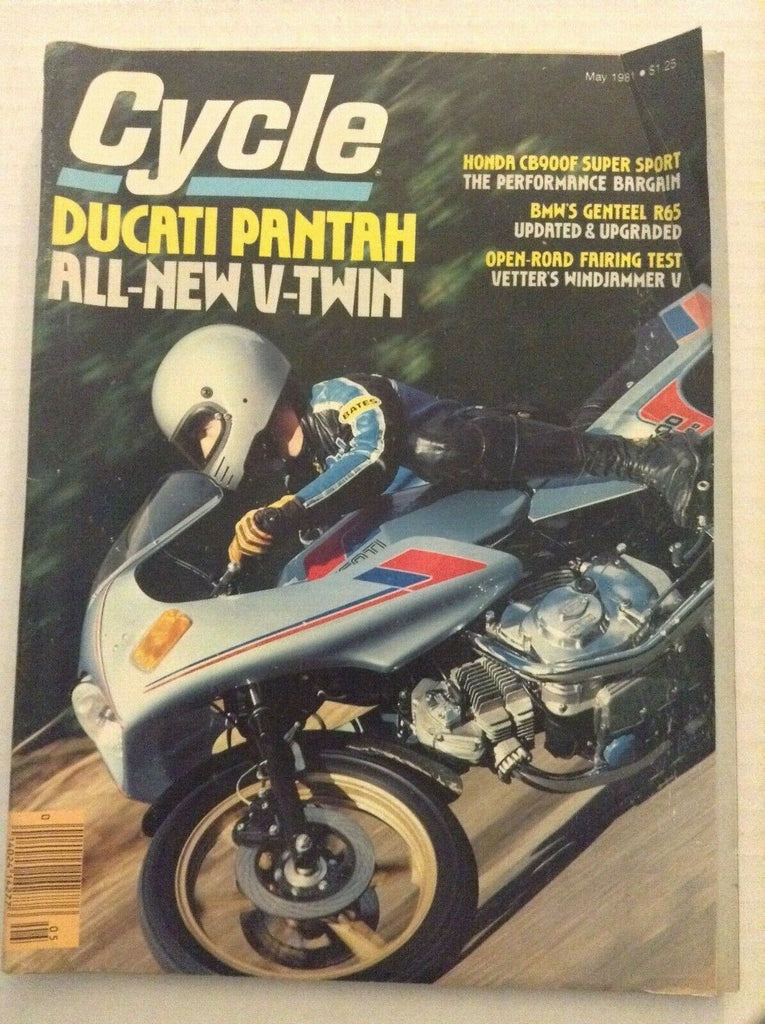 Cycle Mag Ducati Pantah V-Twin Honda CB900F May 1981 080819nonrh