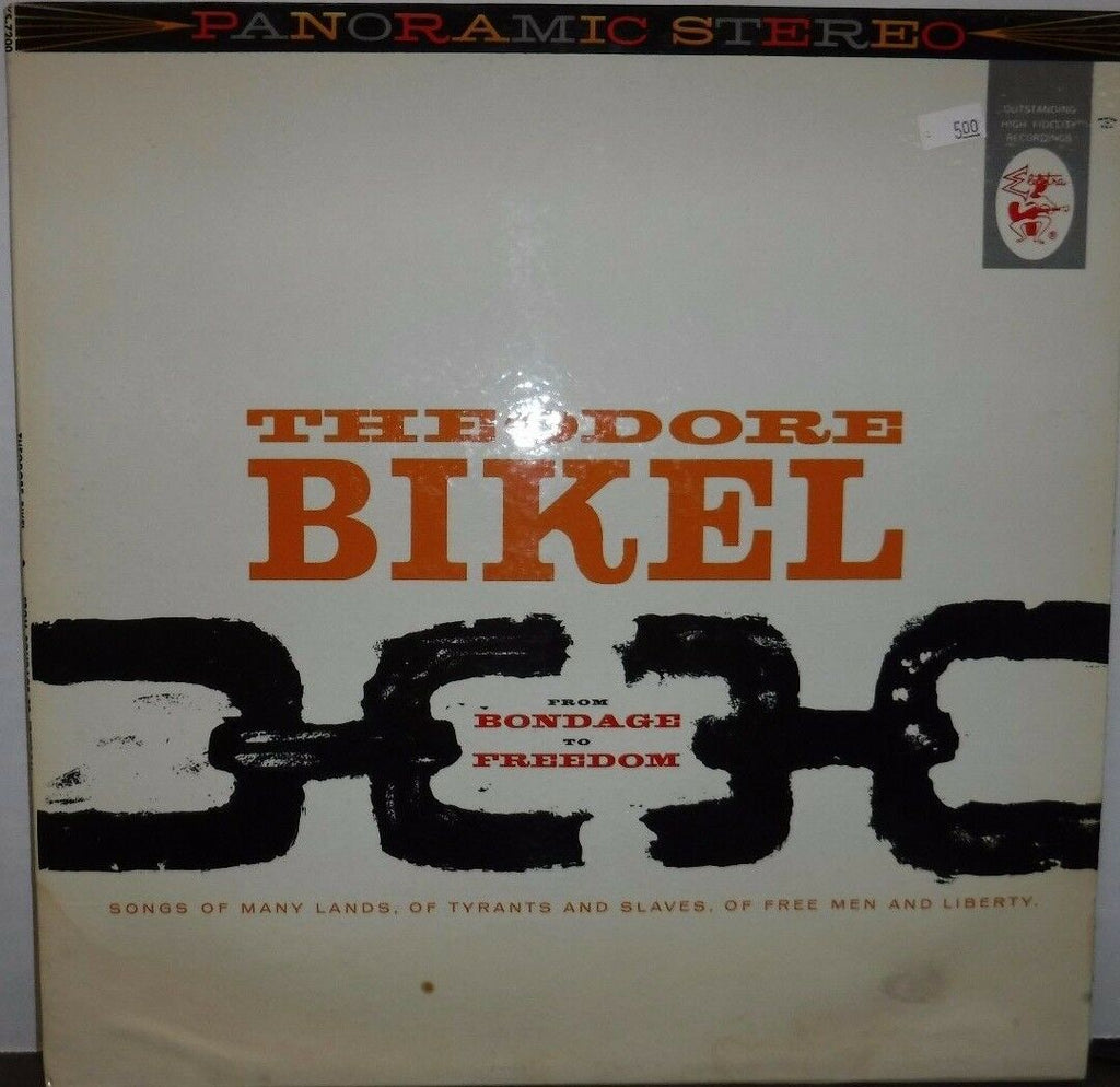 The Odore Bikel from Bondage to Freedom 33RPM EKS-7200-A 101516LLE