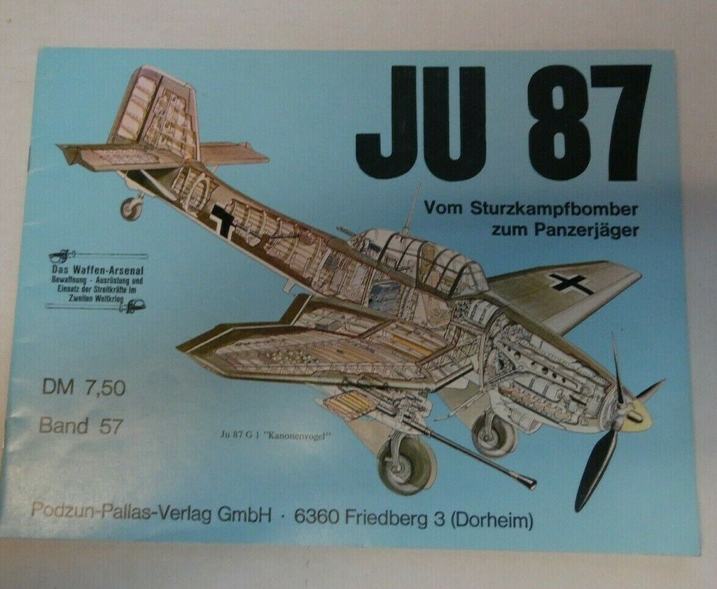 JU 87 Vom Sturzkampfbomber zum Panzerjager DM 7,50, Band 57 020820LLE