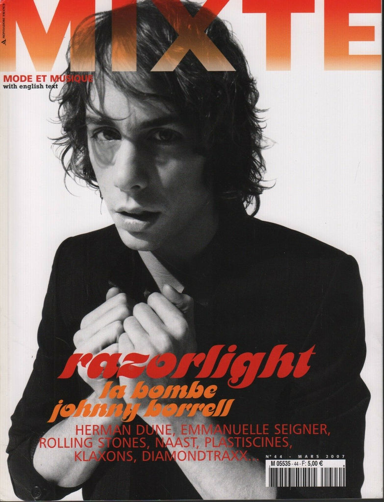 Mixte French Fashion Magazine March 2007 Johnny Borrell 060118DBF