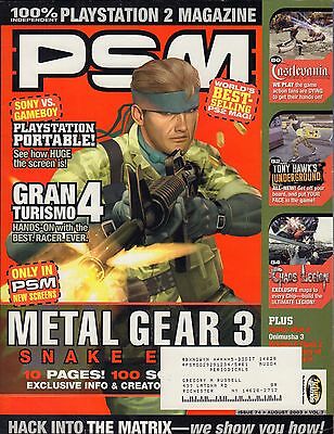 PSM August 2003 Gran Turismo 4, Chaos Legion w/ML VG 070816DBE2