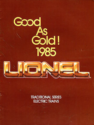 Lionel Traditional Series Electric Trains Catalog 1985 EX 071016jhe2