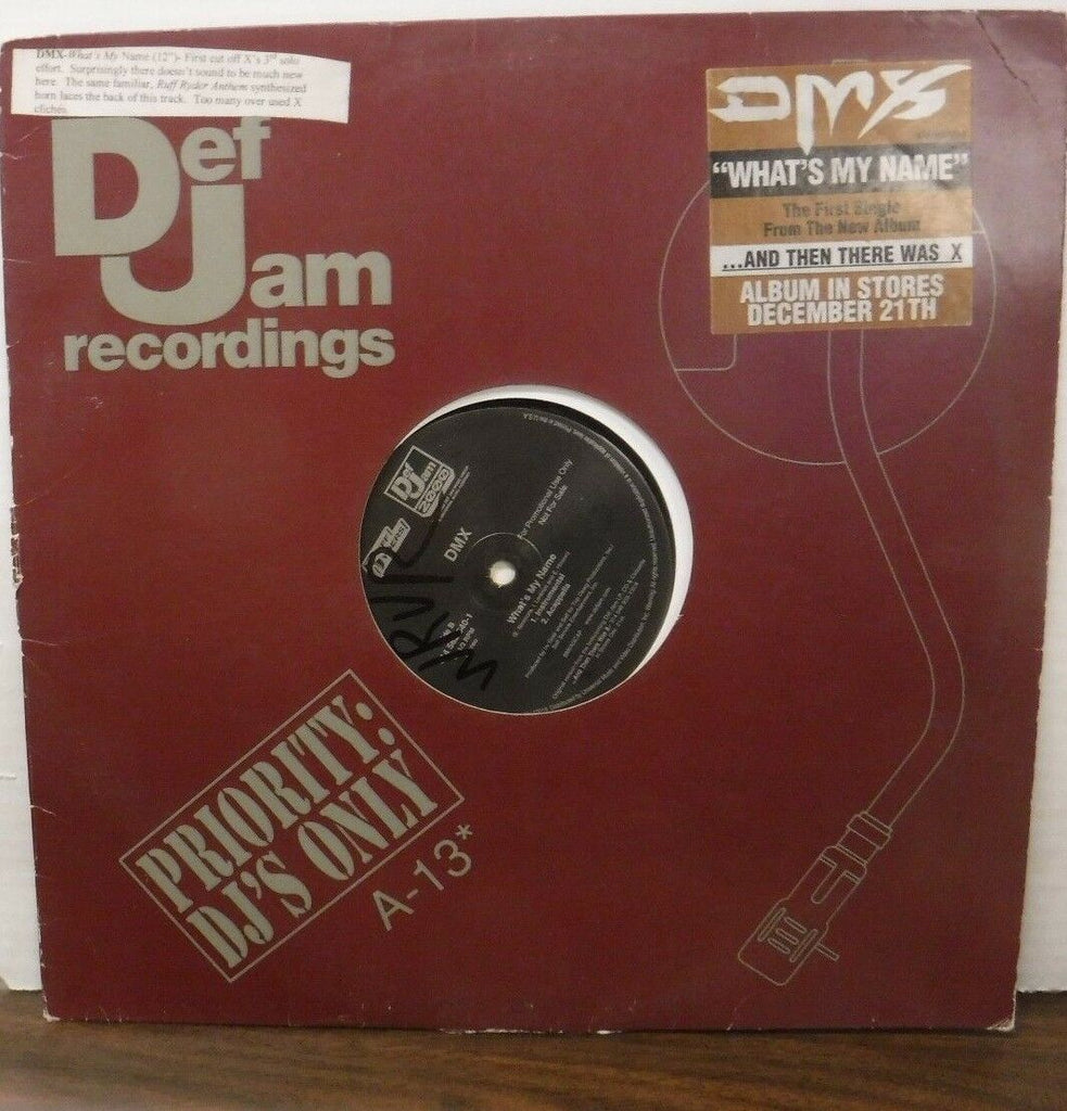DMX What;s My Name 12: single PROMO vinyl 020318LLE