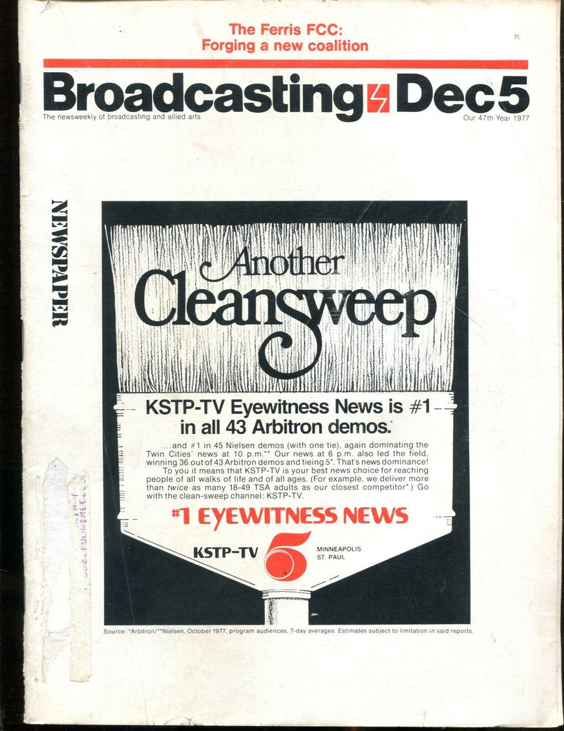 Broadcasting Magazine December 5 1977 KSTP-TV Ex w/ML 122816jhe