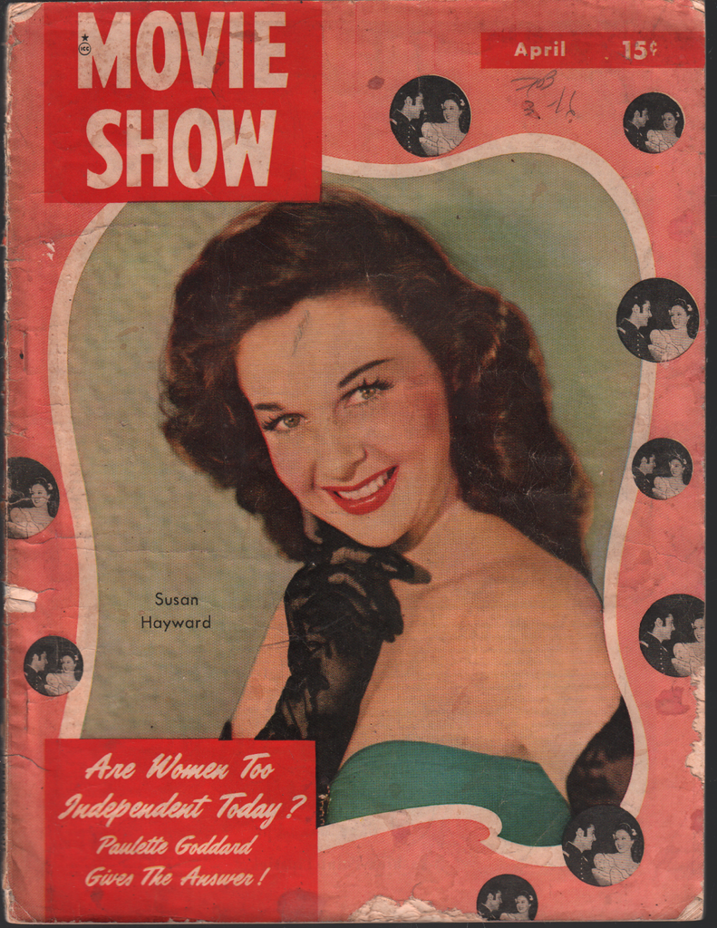 Movie Show April 1948 Susan Hayward PAulette Gaddard 070820AME