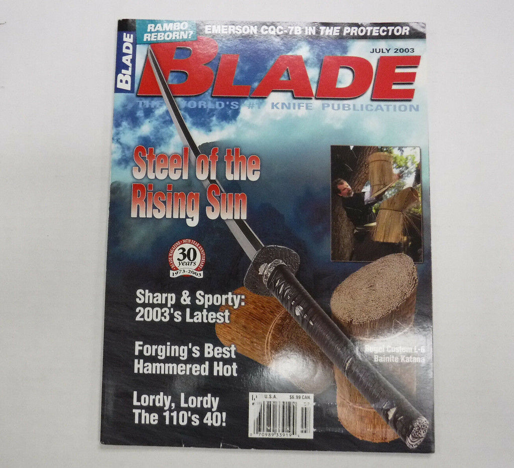 Blade Magazine Steel Of The Rising Sun July 2003 111416R