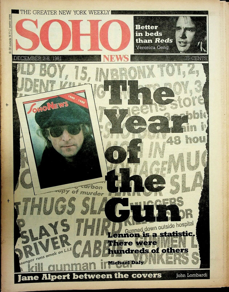 Soho News NYC December 2-8 1981 John Lennon Jane Alpert 091120ame